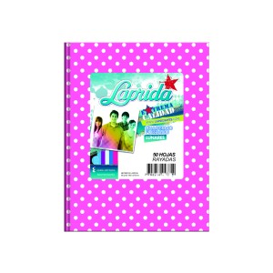 LAPRIDA CUADERNO LUNAR ROSA RAYADO T/D x 50hj